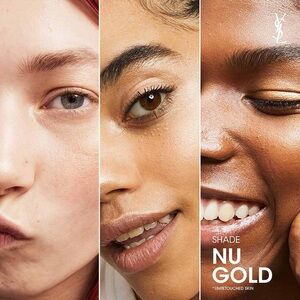 NIB YSL Yves Saint Laurent NU Halo Tint Highlighter in NU Gold